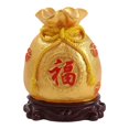 thumbnail image 1 of Resin Chinese Piggy Bank Feng Shui Ornament Figurine Statue Money Box Saving Box Positive Fu, 1 of 8