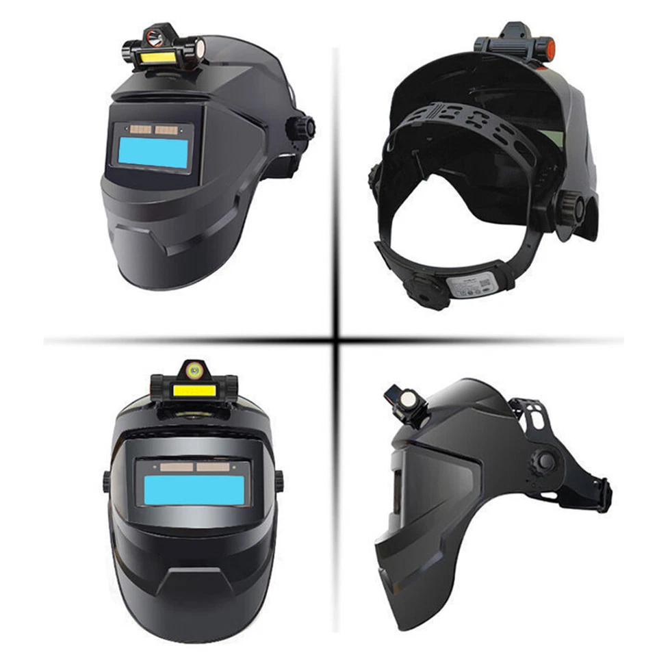 CRESTIN- Lightweight Led Headlight For Welding Helmet Usb Charging Adjustable Base