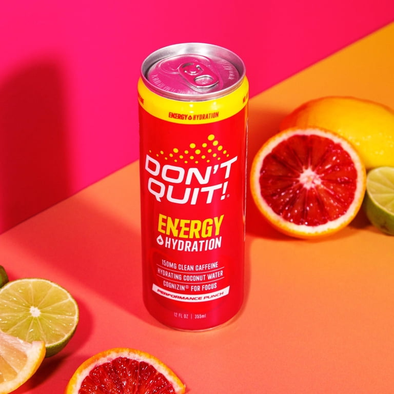 Don't Quit Clean Energy Plus Hydration Performance Punch 12oz