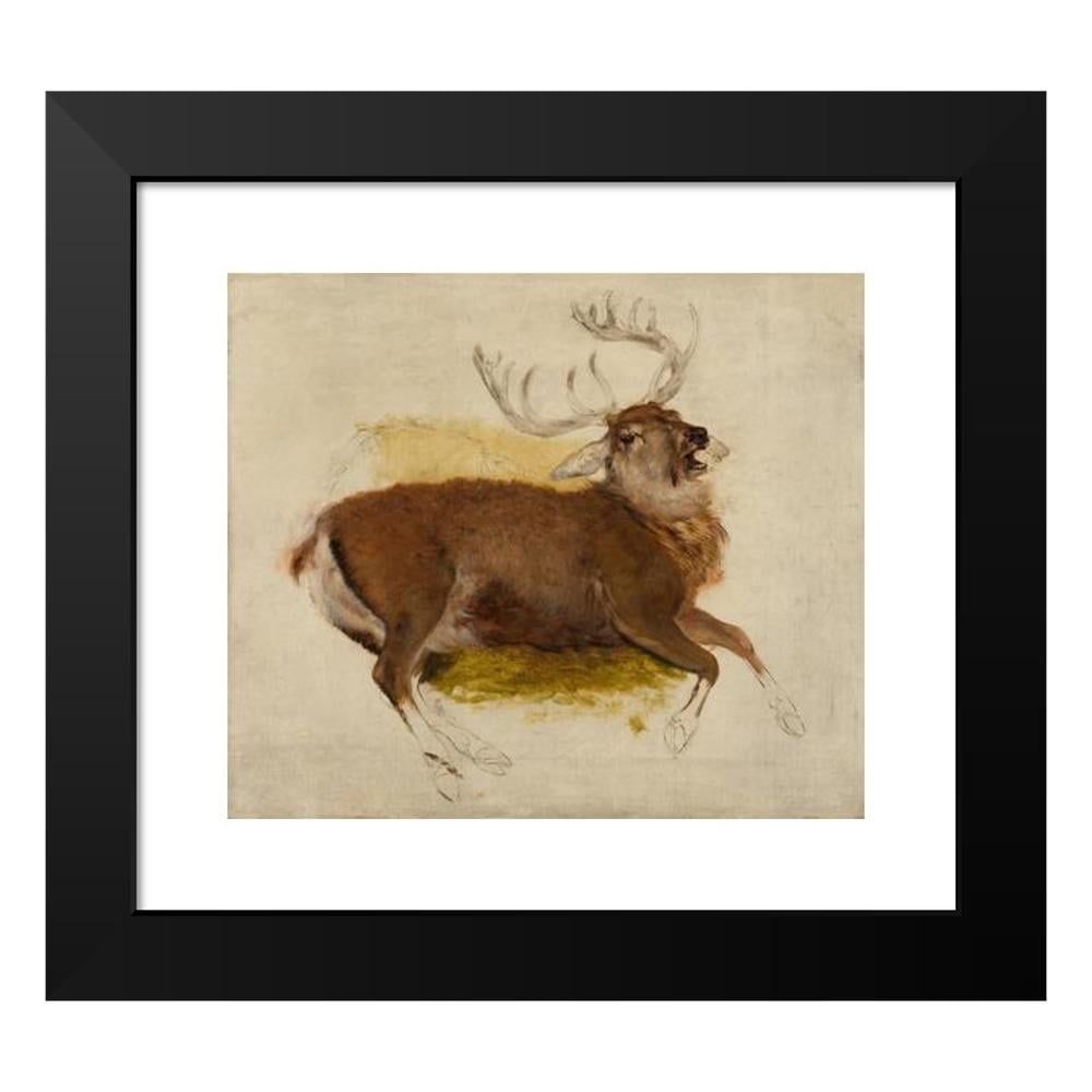 Sir Edwin Henry Landseer 23x20 Black Ornate Framed Double