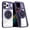 purple, variant on Clear Magnetic Case for Apple iPhone 17 pro max with Magsafe