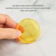 thumbnail image 5 of Jumpingount Soporte de pegamento para extensión de pestañas, paleta de Gel de piedra de vidrio, almohadilla reutilizable, utensilios de Base Ayudas para vestirse con gancho de botón Amarillo, 5 of 6