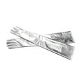 thumbnail image 2 of Sonducket Codo Guantes largos Estilo simple Mujer sexy Ropa Accesorio Niñas Vestir Ornamento Damas Banquete Fiesta Guante con color sólido guantes y mitones Plata Sonducket AP011288-05B, 2 of 6