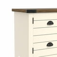 thumbnail image 6 of Hillsdale Prestwick 60 inch Wood TV Stand with 2 Doors & Shelves for Tv's up to 66", Ivory/Knotty Oak, 6 of 21