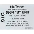 thumbnail image 5 of Broan-NuTone 50 CFM Replacement Motor/Wheel, 5 of 7