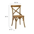 thumbnail image 5 of Modway Gear 17.5" Modern Wood Dining Side Chair in Walnut Finish, 5 of 10