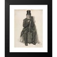 thumbnail image 2 of Eastman Johnson 11x14 Black Modern Framed Museum Art Print Titled - Study of an Old Man (Possibly a Study for Portrait of Peter Folger) (C. 1886), 2 of 5