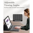 thumbnail image 4 of Rechargeable magnetic keyboard case with pen slot fits iPad 7/8/9 Gen 10.2", Pro 10.5", Air 3, 4 of 7