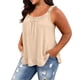 thumbnail image 2 of TaTaai Women's Plus Size Sleeveless Top Solid Color Camisole Trim Detail Casual Loose Fit Summer Layering Tank Top Gift, 2 of 9