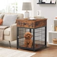 thumbnail image 2 of Dog Crate Furniture, Dog Crate Table, Decorative Dog Kennel with Drawer, Indoor Pet Crate End Table for Small Dog, 2 of 8