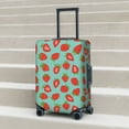 thumbnail image 5 of Uemuo Hand Drawn Strawberry Printed Washable Luggage Cover - Fashion Suitcase Protector Fits 18-32 Inch Luggage -Medium, 5 of 9