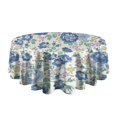 thumbnail image 5 of Pioneer Flower Round Tablecloth 60" X 60",Wrinkle Wipeable Table Cloth for Kitchen Dining Room Picnic Patio Party, 5 of 6