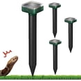 thumbnail image 4 of Paquete de 4 repelentes de topos con energía solar, con energía solar para jardín de césped a prueba de agua, deshágase de los topos Repelente de ardillas de marmota, 4 of 5