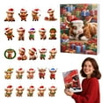 thumbnail image 4 of Home Decorate 2025 Holiday Advent Calendar Collectible Cattle Commemorative Countdown Set for Festive Cheer, 4 of 5