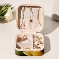 thumbnail image 6 of Sunflower Travel Portable Square Jewelry Stand with Box, Display, and Bracelet Holder - Ideal for Rings, Earrings, Necklaces, and More - Suitable for Girls and Women, 6 of 6