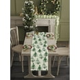 thumbnail image 4 of Christmas Table Runner - 13 x 72 Inch - Seasonal Winter Xmas Holiday Farmhouse Style Kitchen Dining Table Decoration for Indoor Outdoor Home Party - Tree, 4 of 4