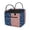 American Flag Pattern, variant on Pzuqiu Cactus Print Quilted Laundry Basket with Handles Foldable Large Capacity Heavy-Duty Soft Fabric Storage Hamper for Bedroom Bathroom Nursery Dorm Clothes Organization