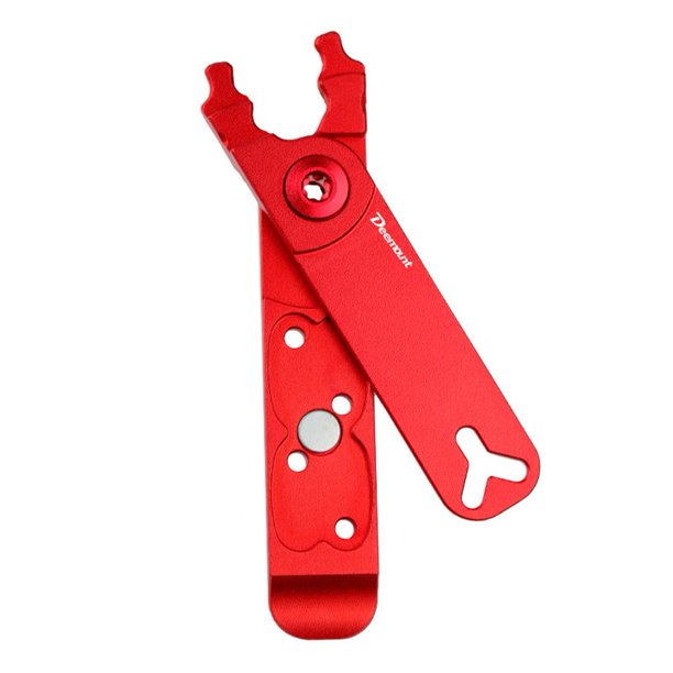 Herramientas de extracción de reparación de conector de cadena 5 en 1, alicates de eslabón maestro de bicicleta (rojo) Likrtyny 6eh5gf2by3jf0dh0