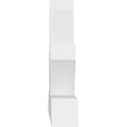 thumbnail image 3 of 72"W x 30"H x 6"D x 6"F, 10/12 Pitch, Saratoga Architectural Grade PVC Gable Bracket, 3 of 8