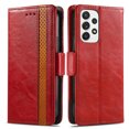 thumbnail image 3 of Case for Samsung Galaxy A53 5G Cover Leather Wallet Folio Case Book Design Flip Magnetic Closure - Red, 3 of 5