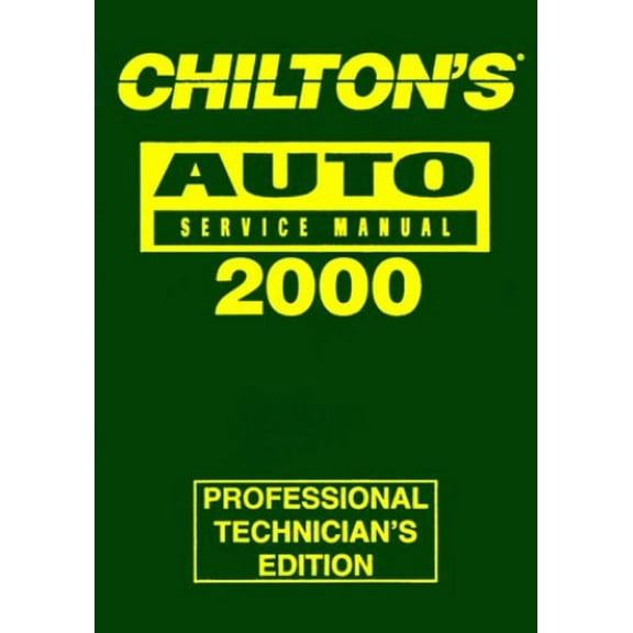 Pre-Owned Chilton's Auto Repair Manual 1996-2000 (CHILTON'S AUTO SERVICE MANUAL) Paperback