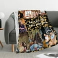 thumbnail image 4 of Custom Blanket with Text Picture Collage Customized Throw Blankets, Birthday Anniversary Wedding Personalized Halloween Christmas Couples Gifts for Boyfriend Girlfriend Photo 8 50"×60", 4 of 6