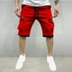 thumbnail image 1 of pstuiky Pantalones cortos casuales para hombre, Pantalones cortos de trabajo rectos y holgados con múltiples bolsillos de moda de verano para hombre Pantalones cortos de entrenamiento, 1 of 6