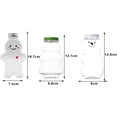 thumbnail image 6 of Christmas Gingerbread Man Bottles, Empty Juice Bottles, Cute Gingerbread Man Shape Sealed Jar Plastic Drinking Cup Milk Water Bottle, Reusable Milky Tea Containers Christmas Beverage Drink Bottles, 6 of 7