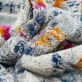 thumbnail image 3 of Well Woven Keyla Light Blue & Grey Area Rug 7'10" x 9'10" Triangle Geometric, 3 of 7