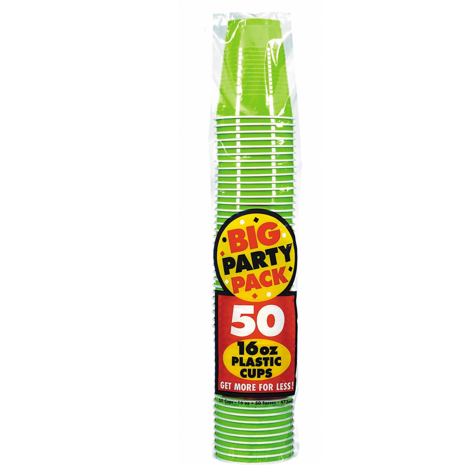 Kiwi Big Party 16 oz. Plastic Cups (50 Count)