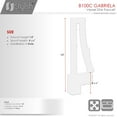 thumbnail image 4 of STYLISH Gabriella Single Handle 14" Chrome Polished Bathroom Faucet, 4 of 12