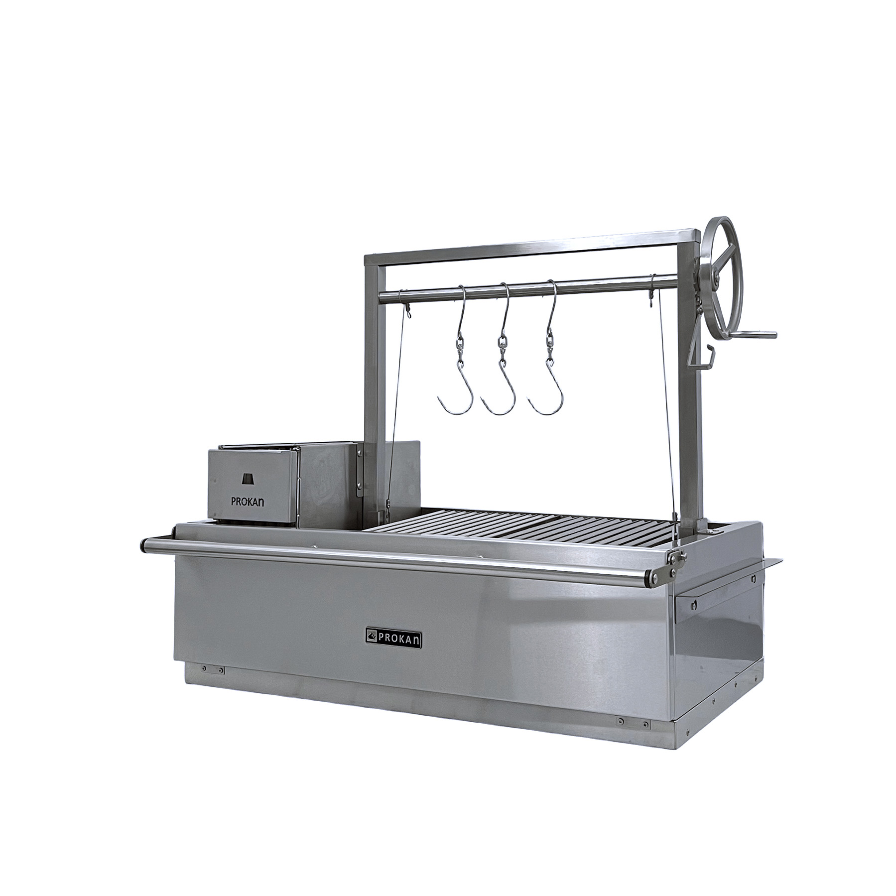 36" Infinity SS304 Built-in Argentine Charcoal and wood BBQ Grill