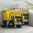 thumbnail image 3 of Under Construction Modern Graphic Rectangular Decorative Throw Pillow, , Multicolor, 3 of 5
