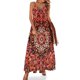 thumbnail image 1 of Vestido elegante sin mangas con estampado de alfombra persa floral antiguo para mujer, 1 of 7