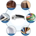 thumbnail image 4 of Yazoeia Cordless Electric Scissors, 2000mAh Rechargeable Handheld Scissors Shears Cutter Fabric Cutter Garment Leather Tailoring Scissors Dressmaker Cutting Tool (Grey) CJC912-192566, 4 of 8