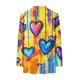 thumbnail image 5 of TaTaai Women’s Casual Round Neck Print Long Sleeve Blouse With Pockets Loose Fit Patterned T Shirts Soft Polyester Daily Holiday Travel Top Gift, 5 of 7