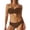 a1rt#-Coffee, variant on Women's Fringe Trim Bikini Two Piece Swimsuit Fashionable Bathing Suit Comfortable Fit for Beach Vacation Casual Outdoor and Summer Holiday Activities