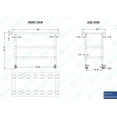 thumbnail image 4 of AmGood 48" Long x 24" Deep Stainless Steel Work Table with 2 Shelves and wheels | Commercial & Residential NSF Utility Table | Metal Food Prep Station, 4 of 7