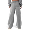 thumbnail image 5 of Wide Leg Sweatpants Women Low Waisted Drawstring Pants Love Heart Graphic Baggy Pants With Pockets Workout Trousers, 5 of 6