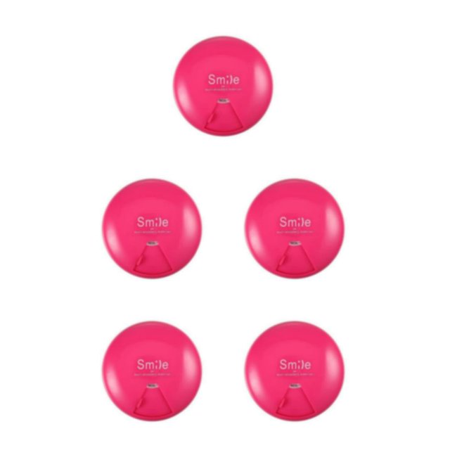 ZheElen Sturdy And Safe Box With Weekly Pills Dispenser Portable Size PP Pill Case Pill Box rose red 5Set