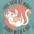 thumbnail image 3 of CafePress - Sleep With A Cat T Shirt - Mens Comfort Colors Shirt, 3 of 5