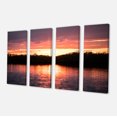 thumbnail image 2 of Sunset on Tropical Lagoon - Landscape Canvas Art Print, 2 of 3
