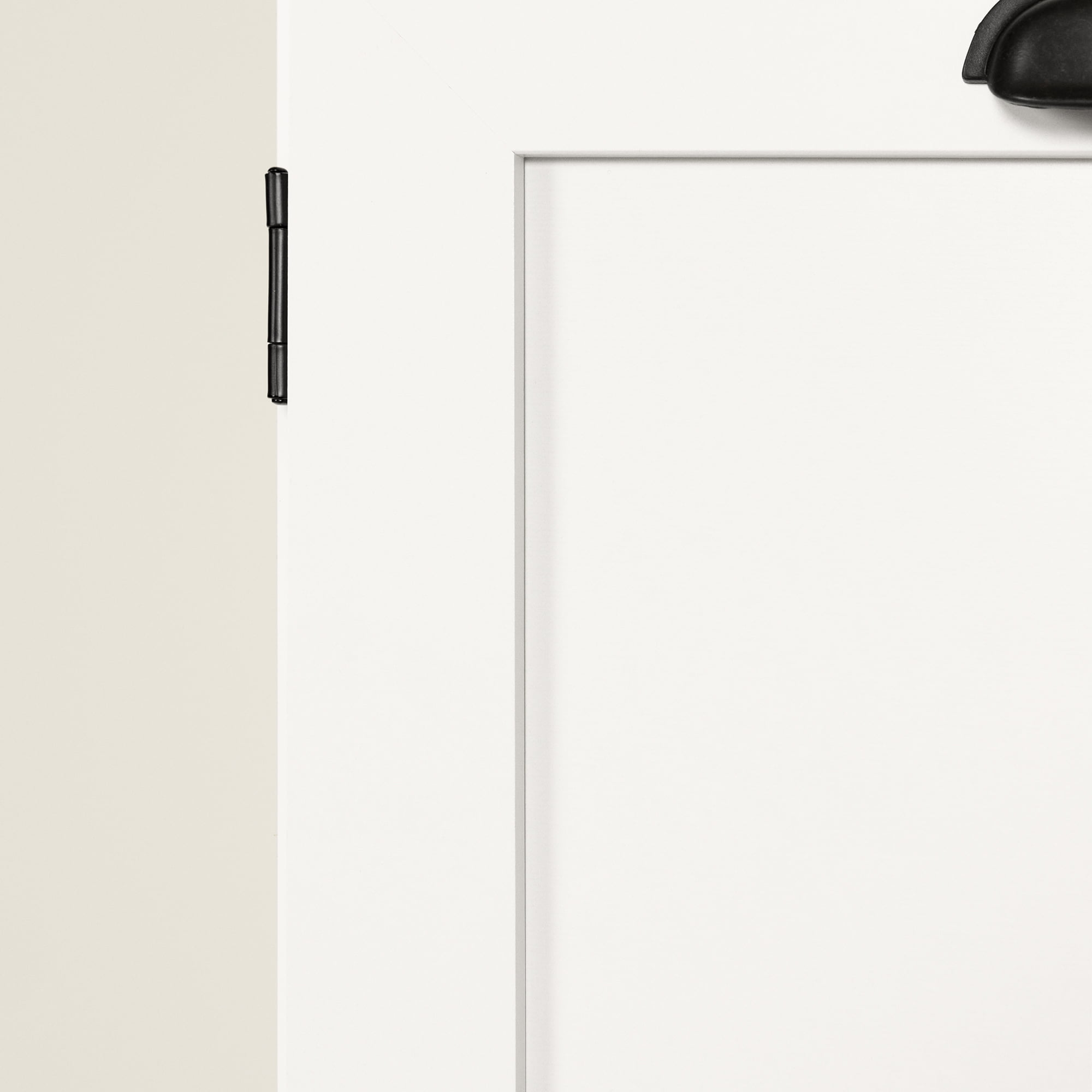 Armoire de rangement avec 2 portes, fini Blanc solide, collection Prairie de Meubles South Shore