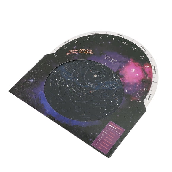 Star Map Guide, Lightweight Star Map Rotating Direction Finder  for Nebulae