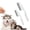 white, variant on Multifunctional 2 in 1 Pet Grooming Brush Set, 2026 Lastest 2 Pack Pet Hair Comb Tear Stain Removal, Stainless Grooming Cat Combs for Knots Crust Floating Hair Tangle Fleas