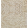 thumbnail image 1 of DAMASK - Traditional Biege, White Wallpaper Roll, 1 of 1
