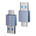 thumbnail image 3 of Adaptador de carga de 10 Gbps 2 en 1 USB3.1 a tipo C para computadora portátil / tableta / teléfono móvil, 3 of 8