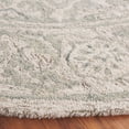 thumbnail image 3 of SAFAVIEH Micro-Loop Mana Medallion Area Rug, Light Blue/Beige, 6' x 6' Round, 3 of 7