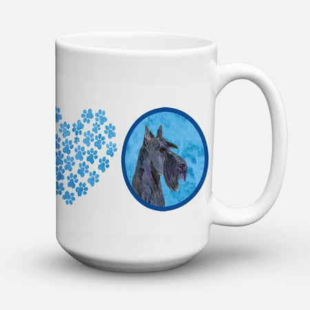 

Carolines Treasures SS4805-BU-CM15 Blue Scottish Terrier Coffee Mug 15 oz 15 ounce multicolor