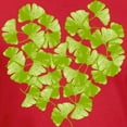thumbnail image 3 of CafePress - Ginkgo Leaf Heart Men's Fitted T Shirt (Dark) - Men's Fitted T-Shirt, 3 of 4